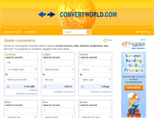 Tablet Screenshot of convertworld.com